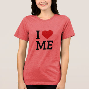 Jag älskar mig själv T-shirt Kvinna tröja för sj