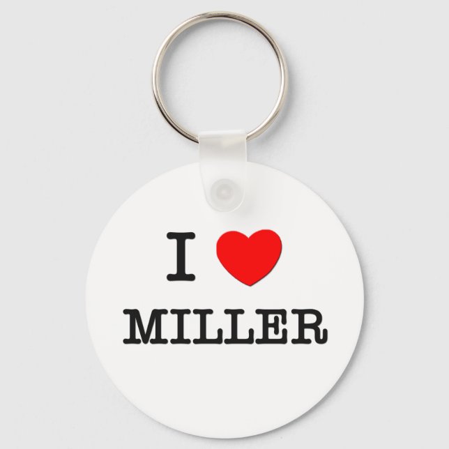 Jag älskar Miller Nyckelring (Framsida)