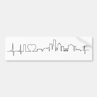 Jag älskar Milwaukee i en utöver det vanliga Bildekal