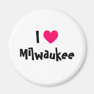 Jag älskar Milwaukee Magnet