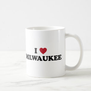 Jag älskar Milwaukee Wisconsin Kaffemugg
