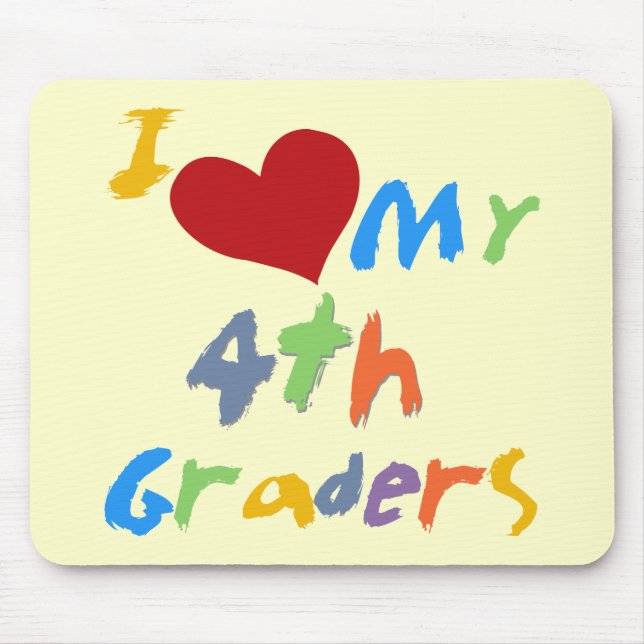 Jag älskar min 4th väghyvelTshirts och gåvor Musmatta (Framsidan)