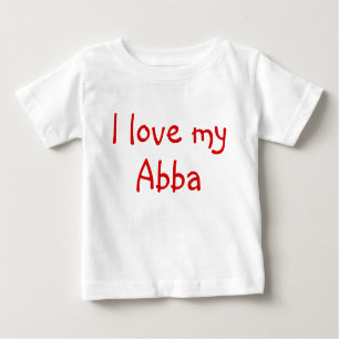 Jag älskar min Abba kläder för baby Tee