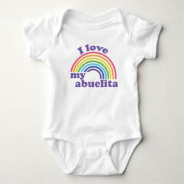 Jag älskar min Abuelita - Söt regnbåge T Shirt
