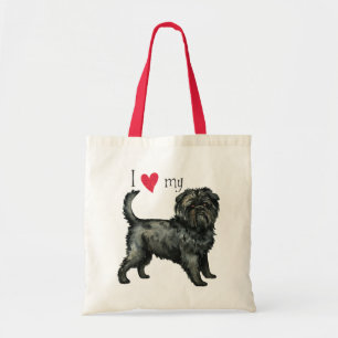 Jag älskar min Affenpinscher Tygkasse