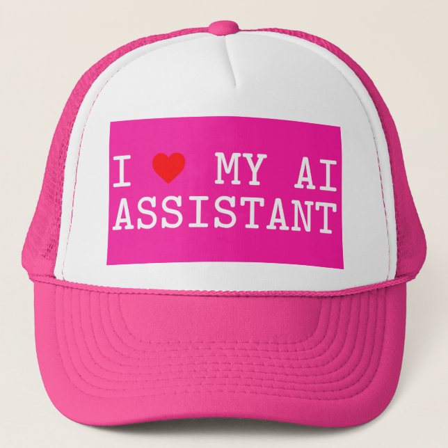 Jag älskar min AI-assistent Jag älskar min AI-assi Keps (Framsida)