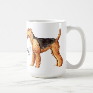 Jag älskar min Airedale Kaffemugg