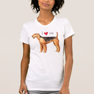 Jag älskar min Airedale Tee