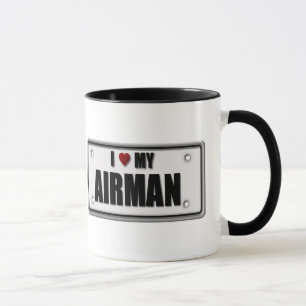 Jag älskar min Airman Mugg