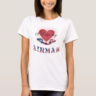 Jag älskar min Airman Tee Shirt