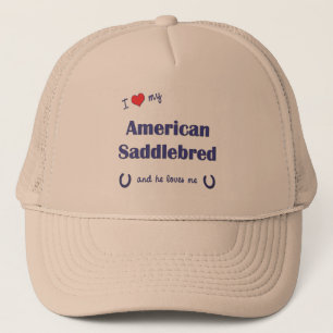 Jag älskar min amerikan Saddlebred (den Male Keps