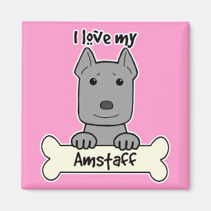 Jag älskar min Amstaff Magnet