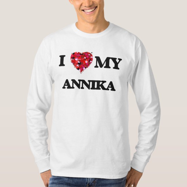 Jag älskar min Annika Tee Shirt (Framsida)