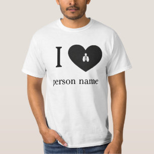 Jag älskar min anpassade T-Shirt