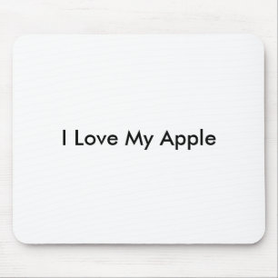 Jag älskar min Apple - Mousepad Musmatta