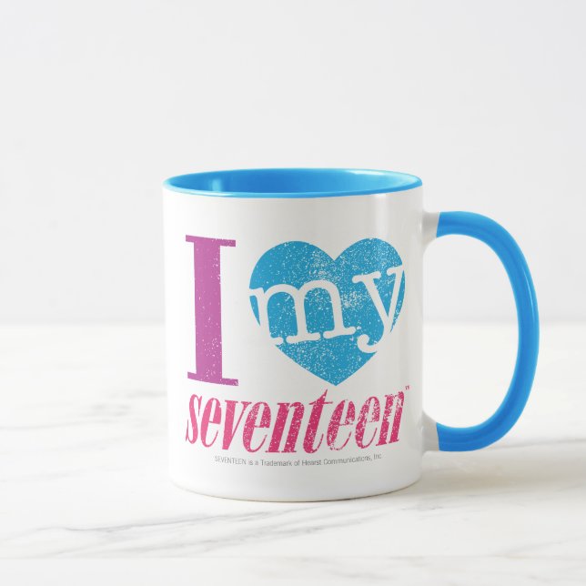 Jag älskar min Aqua 17 Mugg (Höger)