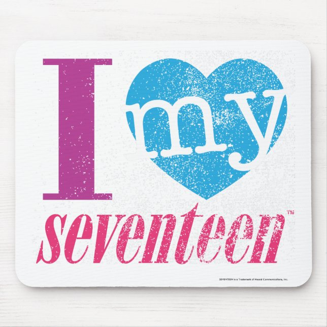 Jag älskar min Aqua 17 Musmatta (Framsidan)