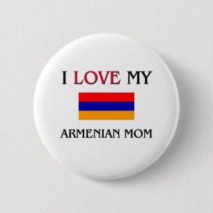 Jag älskar min armeniska mamma knapp