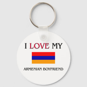 Jag älskar min armeniska pojkvän nyckelring
