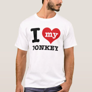 Jag älskar min åsna t shirt