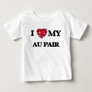 Jag älskar min Au parar T-shirt