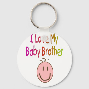 Jag älskar min babybroder--Barns T-tröja och gå Nyckelring