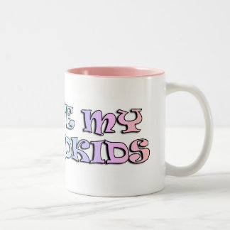 Jag älskar min barnbarnmugg Två-Tonad mugg