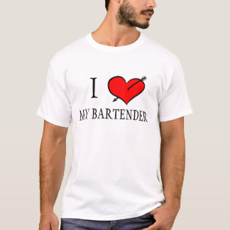 Jag älskar min Bartender Tee Shirt