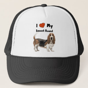 Jag älskar min Bassethund Truckerkeps
