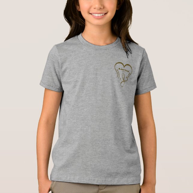 Jag älskar min bästa vän • Knuffexperten T Shirt (Framsida)