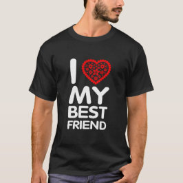 Jag älskar min bästa vän t shirt