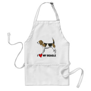 Jag älskar min Beagle Förkläde
