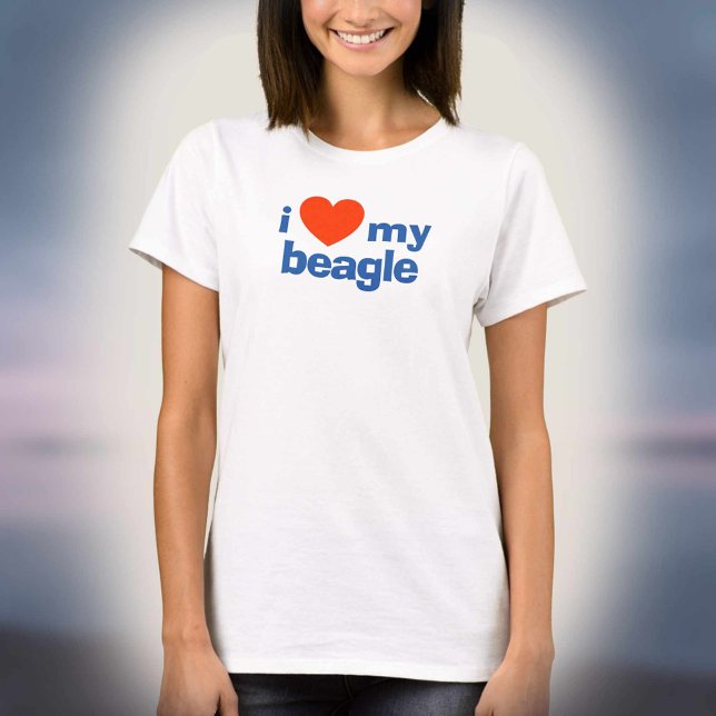 Jag älskar min beagle-tröja t shirt (Skapare uppladdad)
