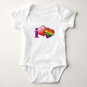 Jag älskar min bebis för 2 mammor t shirt