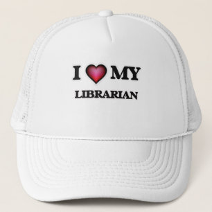 Jag älskar min bibliotekarie truckerkeps