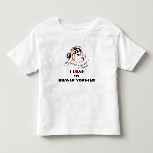 Jag älskar min Biewer Yorkie Tee (Framsida)