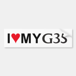 Jag älskar min bildekal G35