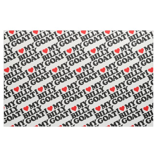 JAG ÄLSKAR MIN BILLY GET TYG (Fat Quarter)