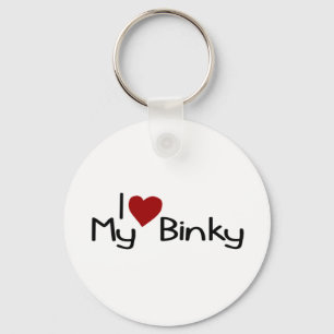 Jag älskar min Binky Nyckelring