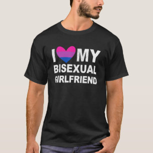 Jag älskar min bisexuella flickvän LGBT Pride LGBT T Shirt