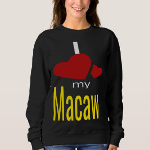 Jag älskar min blå-gul ara t shirt
