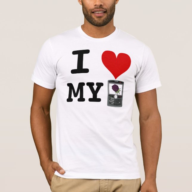 Jag älskar min Blackberry-tshirt - Tröja (Framsida)