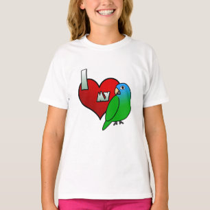 Jag älskar min blått som krönas Conure T Shirt