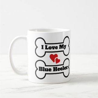 Jag älskar min Blue Heeler Kaffemugg