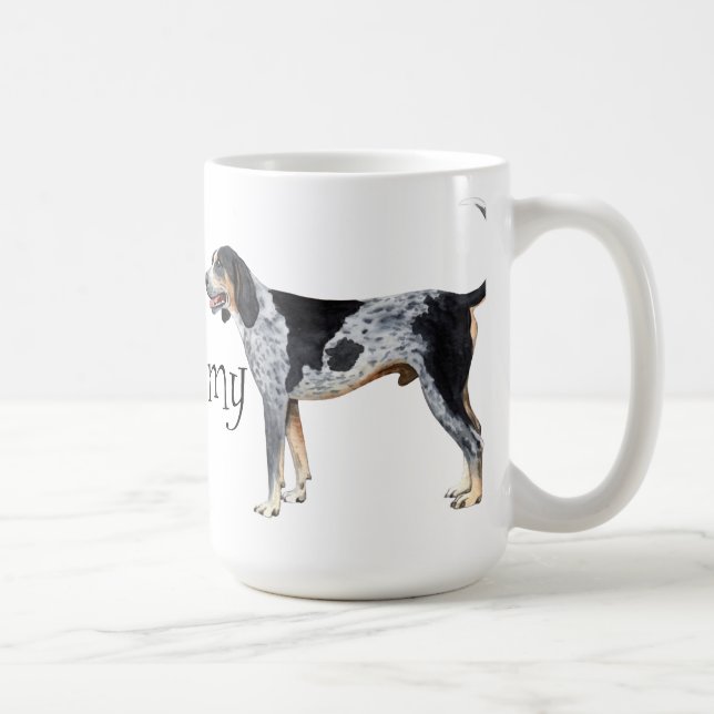 Jag älskar min Bluetick Coonhound Kaffemugg (Höger)