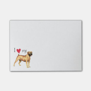 Jag älskar min Boerboel Post-it Block