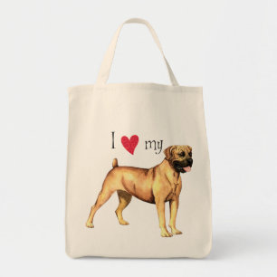 Jag älskar min Boerboel Tygkasse