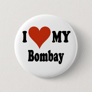 Jag älskar min Bombay kattMerchandise Knapp