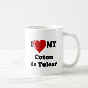 Jag älskar min bomull De Tulear Förfölja Kaffemugg