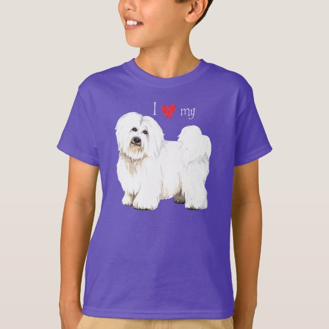 Jag älskar min bomull de Tulear Tee (Framsida)